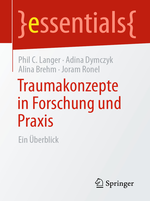 Title details for Traumakonzepte in Forschung und Praxis by Phil C. Langer - Available